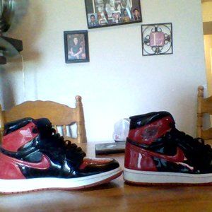nike air jordan retro 1 highs red black size mens 8